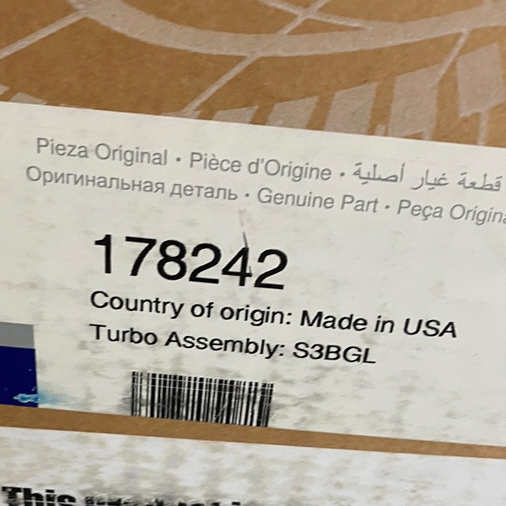 10.3L CAT 3306, 3306C Turbo CHRA 178242