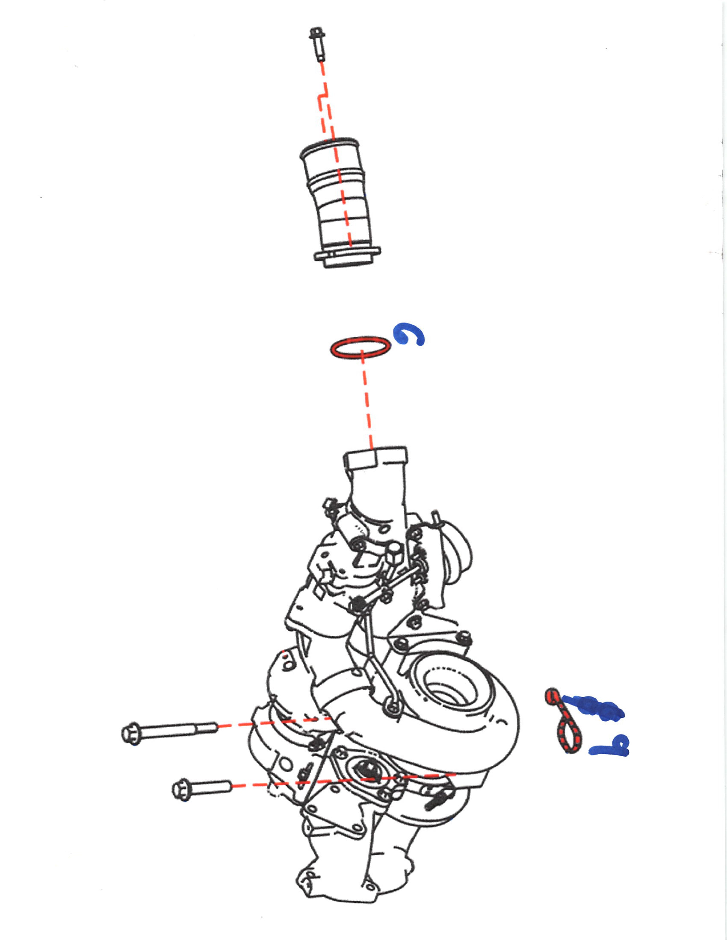 Turbo Gasket & Seal Kit — 2016–2019 Nissan Titan XD 5.0L Cummins Diesel