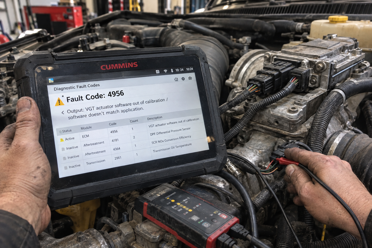 Cummins Fault Code 4956 — What It Means & How to Fix It
