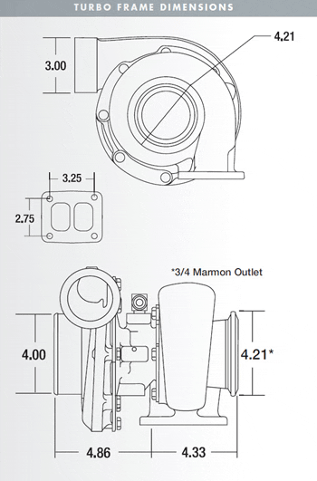 Proturbo Turbocharger S300S084