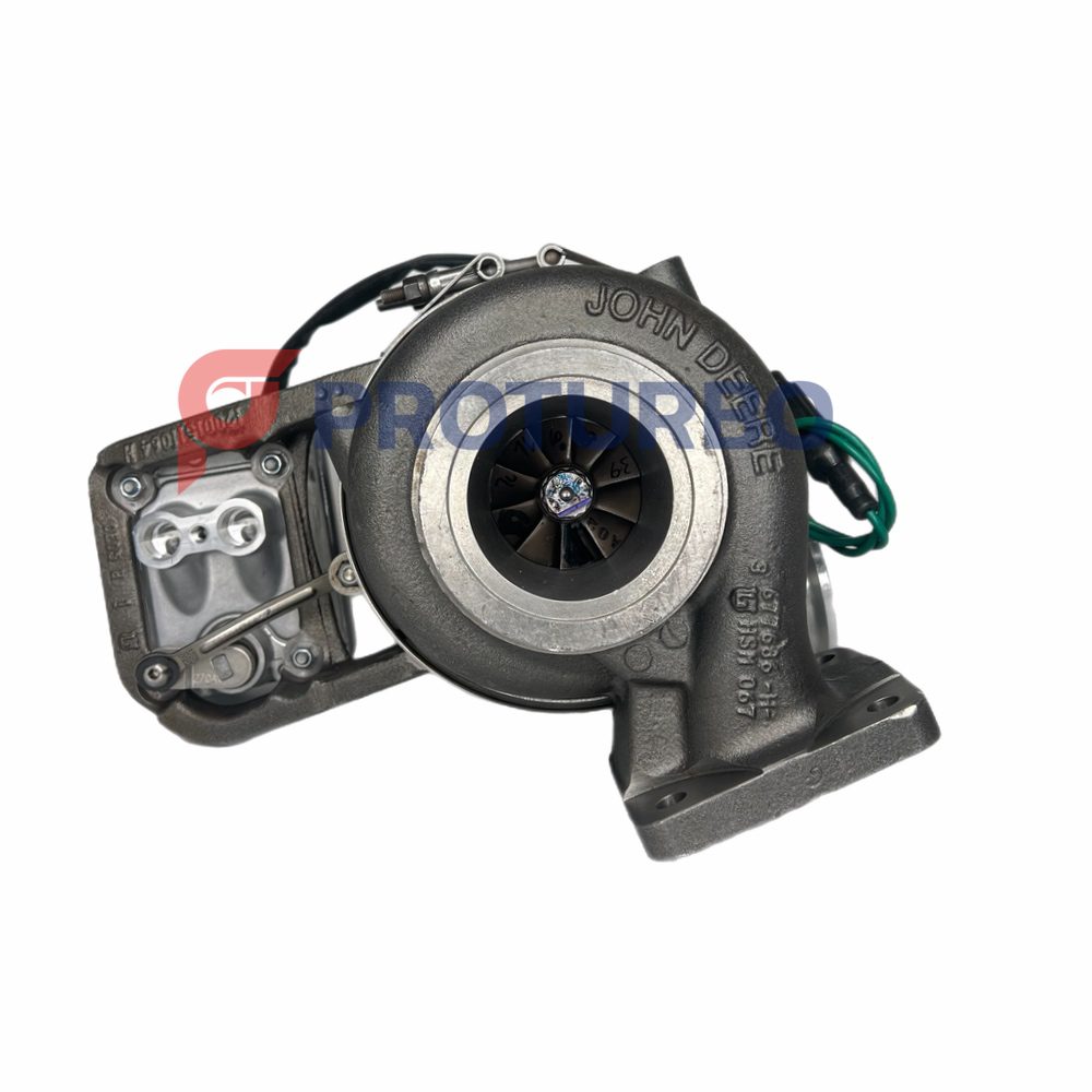 John Deere Low Actuator Reman Turbocharger DZ114777