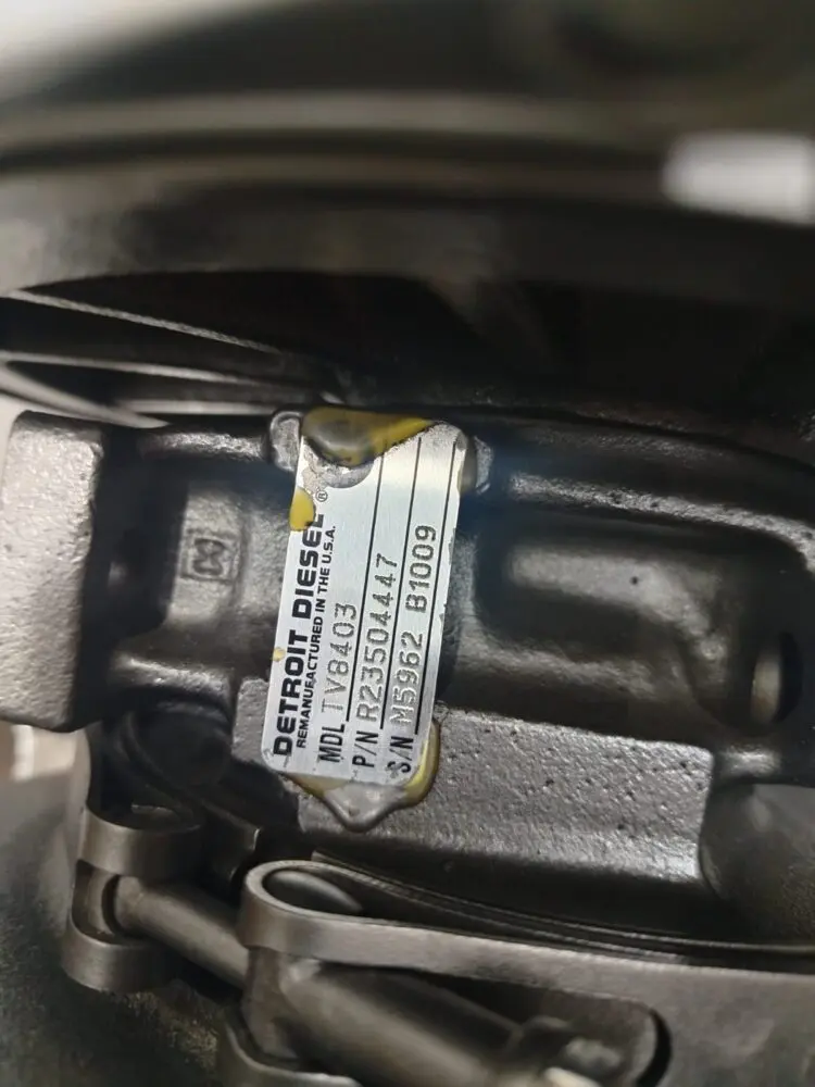 Detroit Diesel Industrial Generator TV8403 465945-0002